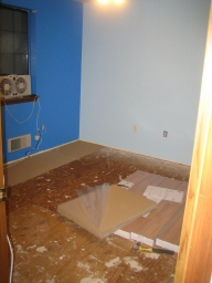 Bare floor